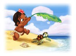 Moana and her Turtle by AriellaMay on @DeviantArt | Disney art ...