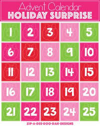 Enjoy Counting Down The 25 Days Until Christmas With This Virtual Holiday Surprise Advent Clipart Calendar A Clip Art Teachers Pay Teachers Teacher Resources