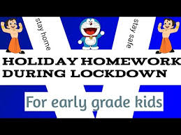 Lockdown Holiday Homework Assignment For Nursery Lkg Ukg Grade 1 And Grade 2 English Medium Youtube