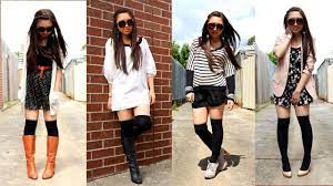How To Wear Thigh High Socks Summer Dresses Knee Length Thigh High Socks Thigh High Compression Socks