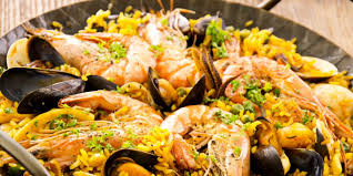 Seafood Paella Recipe In 2020 Seafood Paella Paella Shellfish Recipes