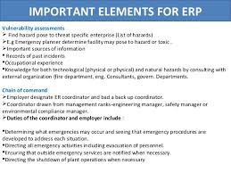 Large floods usually occur in the northern states of malaysia due to prolonged rainfall especially in the convening months of november and december. Osha Emergency Response Plan