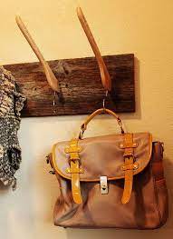 How To Make A Diy Upcycled Coat And Purse Hanging Station Diy Coat Rack Diy Coat Hanger Diy