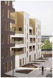 Architectes Immeuble Logement Chaperon Arcueil Sharing Flickr Photo Vert Tvk Zac De Duimmeu Architecture Facade Design Social Housing Architecture