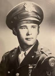 On February 8th, 1944, 22 year-old fighter pilot Lieutenant Joseph M. Krebs  Jr. of the 355th Fighter Squadron, 354th Fighter Group, United States Army  Air Force, bailed out over Jersey and parachuted