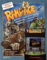 Players take control of gigantic monsters trying to survive against onslaughts of military forces. Rampage 1986 Video Game Wikipedia