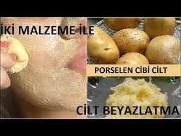 Puruzsuz Bir Cilt Icin Patates Maskesi Bitkisel Tarifler Cilt Beyazlatma Patates