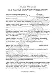 Any negligence or willful misconduct of the minor when driving a motor vehicle shall be imputed to the person who signed the application. Printable Sample Release And Waiver Of Liability Agreement Form Liability Waiver Legal Forms Free Basic Templates