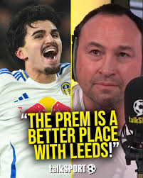 The Premier League is a BETTER PLACE with Leeds United and their fans in  it, insists Cundy! 🔥👏