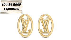Great savings & free delivery / collection on many items. Louise Hoop Earrings Louis Vuitton Youtube
