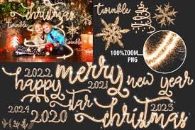 Download 150 Christmas Overlays Photoshop Graphic By 2suns Creative Fabrica SVG Cut Files