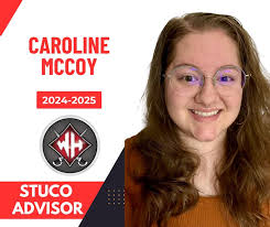 We are super excited to announce that Ms. Caroline McCoy (Physics Teacher)  will be stepping into the role of Student Council Advisor! Ms. McCoy has  been collaborating closely with Mrs. Brooks to