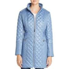 Details About Via Spiga Womens Diamond Quilted Mid Length Jacket Coat