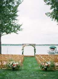 Rustic Chic Minnesota Lakeside Wedding Lake House Wedding Minnesota Wedding Venues Lake Wedding Venues