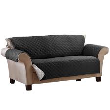 Furniture Defender Black Reversible Sewed Dog Cat Shred Sofa Protector Cover New Perfectallinacelad Contemporary
