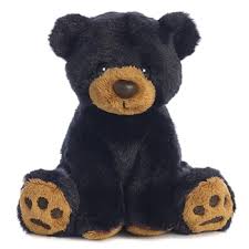 Baby Black Bear Stuffed Animal Lil Ray The Little Baby Black Bear Stuffed Animal By Aurora Bear Stuffed Animal Baby Black Bear Black Teddy Bear
