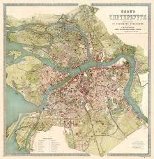 The city is situated on the neva river. Old Map Of Saint Petersburg In 1895 Buy Vintage Map Replica Poster Print Or Download Picture Cartographie Cartes Anciennes Carte
