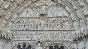 Cher Bourges Cathedrale Saint Etienne Portail Du Jugement Dernier Detail Cathedrale Bourges Cathedrale Bourges