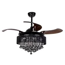Emits virtually no heat and will not fade fabrics or furnishings. 36in 42in Retractable Ceiling Fan Lamp Led Dimmable Fan Chandelier W Remote Chandeliers Ceiling Fixtures Home Garden