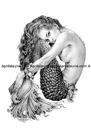 Black And White Mermaid Drawing Mermaid Illustration Black And White Woman Portrait Fine Etsy In 2020 Mermaid Illustration Mermaid Tattoos Mermaid Drawings