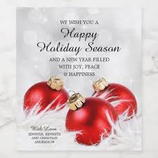 See more ideas about christmas pictures, christmas, christmas art. Elegant Christmas Wine Labels In Red And Silver Holiday Wine Label Holiday Wine Christmas Wine