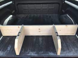 Cheap Diy Bed Divider I Was Tired Of Having Milk Or Cereal Go All The Way To The Front Of The Truck S Truck Bed Accessories Truck Bed Organization Bed Divider