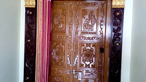 Typical Kerala Style Front Door For House Wooden Main Doors Design For Home Youtube