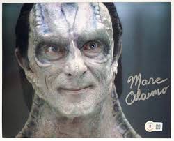 Star Trek Marc impenetrable Alaimo Signed