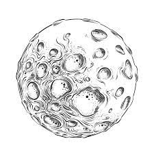 3 313 Black And White Moon Illustrations Clip Art Istock