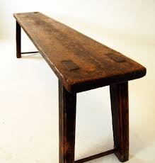 victorian antique elm bench seat sofa