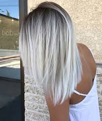 Amazing Shadowroot With Ice Blonde Long Sleek White Blonde Hair Color Long Hair Color Icy Blonde Hair
