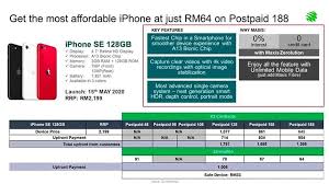 Maxis, the most premium of the lot, also offers 40gb per month (20gb weekdays and 20gb weekends) for its lowest plan at rm128 per month, and it comes with a higher device price but the iphone x is a premium phone and even the cheapest monthly plan will demand you to cough up at least rm4,418. New Iphone Se 2020 At Plan Maxis One Maxis Meps Sg Besar Facebook