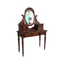 Solid Mahogany Wood Dressing Table With