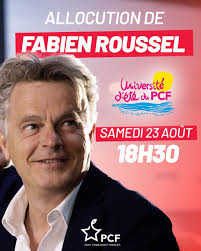 🚩 C'est parti pour la deuxième série d'ateliers de la journée ! Fabien  Roussel nous présente ses réflexions sur le Parti pris du Travail et