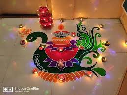 Shaadidukaan Shaadidukaanindia Rangoli Rangolidecorforwedding Rangolidesignsforweddi In 2020 Free Hand Rangoli Design Easy Rangoli Designs Diwali Rangoli Designs