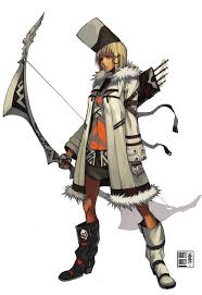 Archer Girl Archery Girl Warrior Woman Character Design