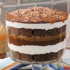 Caramel Chocolate Trifle Recipe Trifle Recipe Desserts Trifle Desserts
