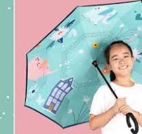 Cute Cartoon Children Umbrella animation creative long-handled 3D ear  modeling kids umbrella For boy