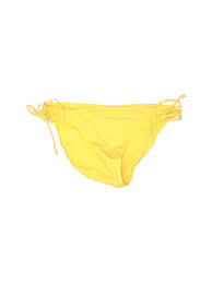 details about victorias secret women yellow swimsuit bottoms sm petite