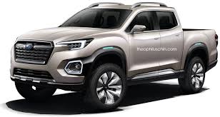 Subaru is five years away from introducing an electric crossover. Subaru Pick Up Rendered Based On Viziv 7 Concept Paultan Org