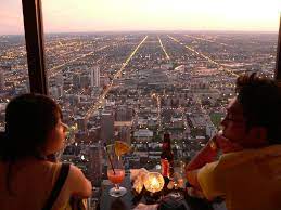 The Signature Lounge At The John Hancock Building Chicago Il Chicago Restaurants Chicago Travel Places In Chicago