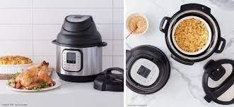 (seen below) you can also use an air fryer trivet so the top skin doesn't get as brown. Instant Pot Air Fryer Lid This Lid Turns Your Instant Pot Into Air Fryer