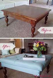 One could argue that the coffee table is the most important piece of furniture in your home: Love Pomegranate House Diy Tufted Ottoman Furniture Furniture Diy
