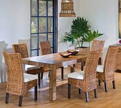 The production of natural wicker furniture dates back to early egypt where the egyptians produced. Indoor 7 Piece Rattan Wicker Dining Set Wicker Dining Room Chairs Parsons Dining Chairs Wicker Dining Chairs