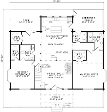 Both the foyer and the family room are vaulted in this rugged mountain home plan with a delightful open floor plan. Vaulted Ceilings And Lots Of Light 59038nd Architectural Designs House Plans