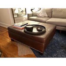 See the detailed collection here. Pottery Barn Leather Ottoman Coffee Table Aptdeco