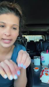Fast Food Enjoyment Inside a Vehicle