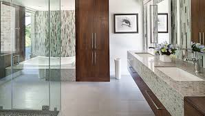 We have what you need breathe new life into your bathroom design with bathroom décor and luxury bathroom furniture and fixtures like vanities, shower doors. Glass Mosaics Contribute To Luxurious Master Bath Design 2012 07 02 Stone World
