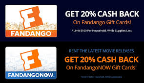 We did not find results for: Expired Mygiftcardsplus Earn 20 Cashback On Fandango Fandangonow Gift Cards Separate Limits Gc Galore