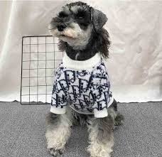ディオール ペット用服 ニットセーター 高級 dior プルオーバー 犬 服 オシャレ ドッグウェア ブランド洋服 防寒トレーナー 犬 ペット ペット服